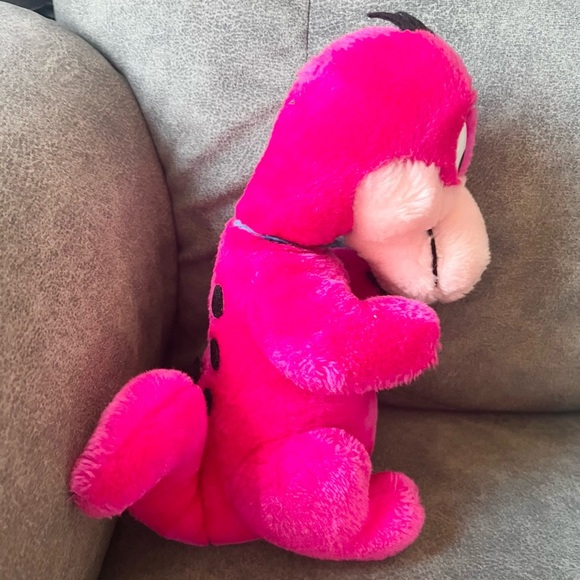 The Flintstones 1991 Vintage « Dino » Plush Toy Collectible - Picture 7 of 7
